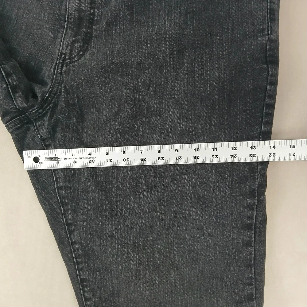 Eddie Bauer 40x30 Mens Jeans Blanket Lined Black